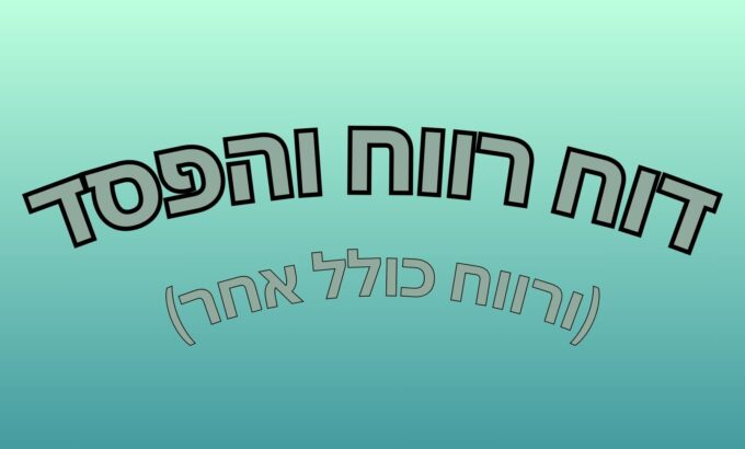 דוח רווח והפסד